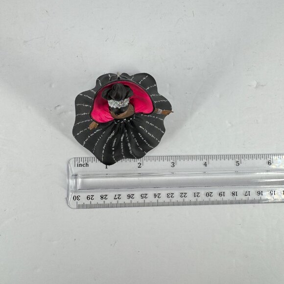 1998 Hallmark Keepsake African American Holiday Barbie Ornament NIB - Picture 6 of 7